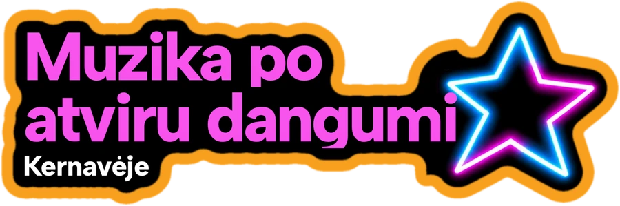 Muzika po atviru dangumi, Kernavėje